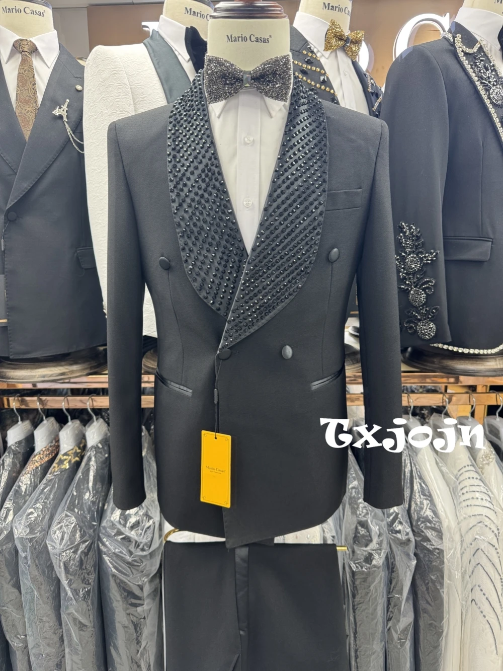 Великолепный мужской костюм из бисера, комплект из 2 предметов, свадебные комплекты для жениха, двубортный мужской приталенный костюм, одежда для танцев, элегантный вечерний смокинг
Великолепный мужской костюм из бисера, комплект из 2 предметов, свадебные комплекты для жениха, двубортный мужской приталенный костюм, одежда для танцев, элегантный вечерний смокинг