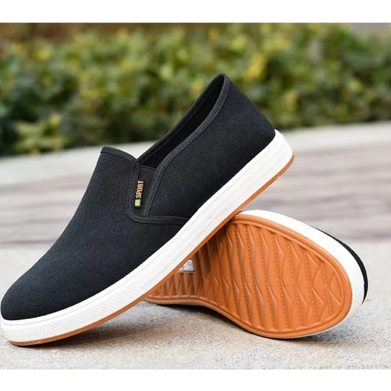 Men's Canvas Board Shoes,Comfortable and Casual New Black Sports Shoes, Work Wear Resistant, One Foot Cloth Shoes Zapatos Hombre
Men's Canvas Board Shoes,Comfortable and Casual New Black Sports Shoes, Work Wear Resistant, One Foot Cloth Shoes Zapatos Hombre