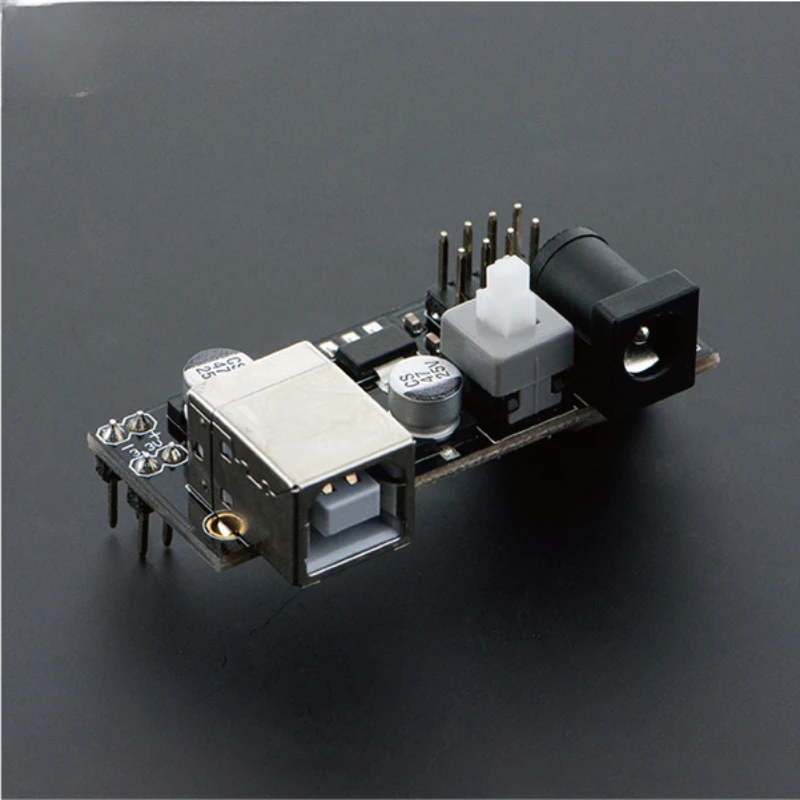 Совместима с макетной платой Arduino, плата питания, экспериментальная выходная мощность постоянного тока 3,3 В, 5 В, поддержка USB
Совместима с макетной платой Arduino, плата питания, экспериментальная выходная мощность постоянного тока 3,3 В, 5 В, поддержка USB