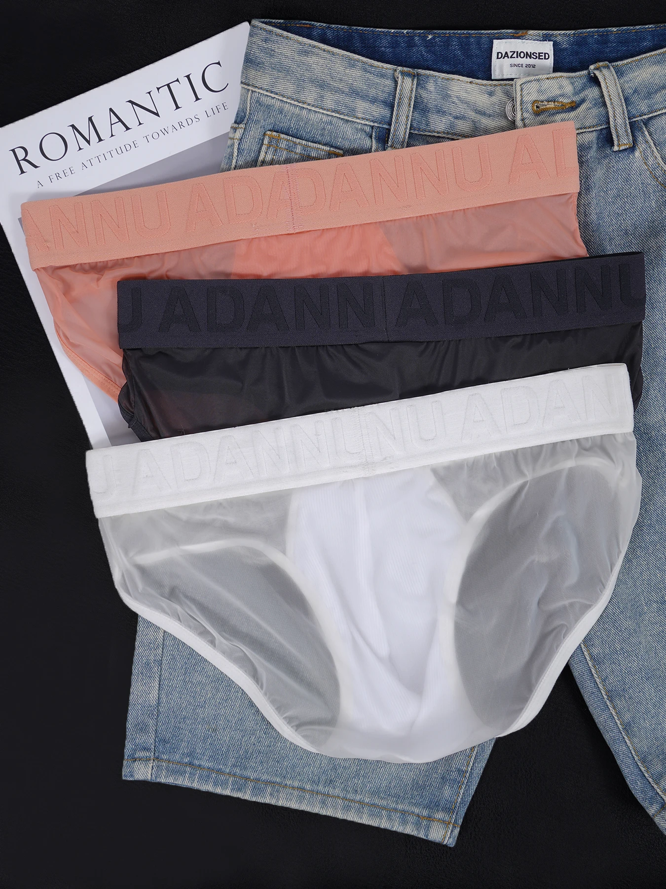 Мужские трусы ADANNU с принтом, 3 шт., ультратонкие, дышащие, прозрачные, из сетчатой ткани.
Мужские трусы ADANNU с принтом, 3 шт., ультратонкие, дышащие, прозрачные, из сетчатой ткани.