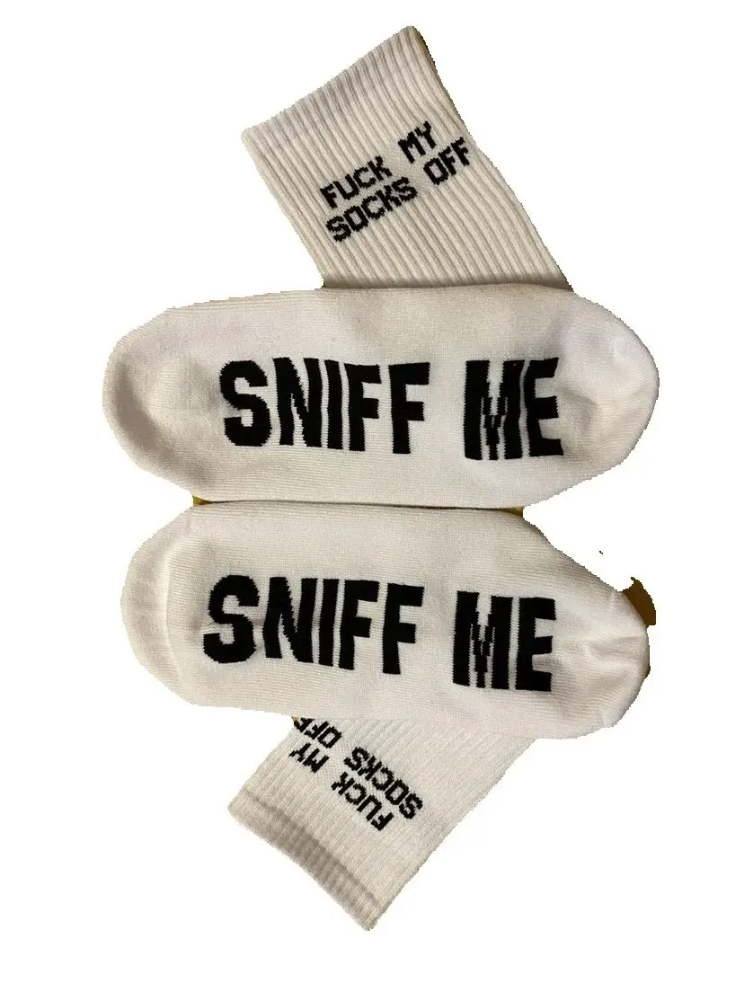 Fashion White Letter Top pattern Party Sock Men Sports Tube Streetwear Striped Socks Comfortable
Fashion White Letter Top pattern Party Sock Men Sports Tube Streetwear Striped Socks Comfortable
