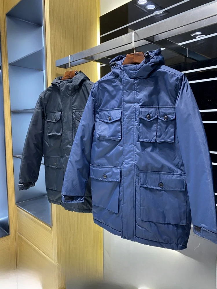 Thickened Cotton Parka Jacket Men's Outdoor Winter Warm Waterproof Wear Resistant Hooded Workwear Coat Zipper Closure Long Sl...
Thickened Cotton Parka Jacket Men's Outdoor Winter Warm Waterproof Wear Resistant Hooded Workwear Coat Zipper Closure Long Sl...