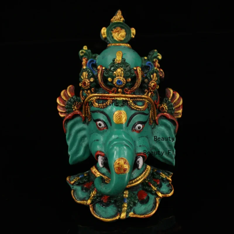 16.5 * 10cm Nepalese handmade lacquerware elephant statue home desktop Buddha statue decoration wall decoration
16.5 * 10cm Nepalese handmade lacquerware elephant statue home desktop Buddha statue decoration wall decoration