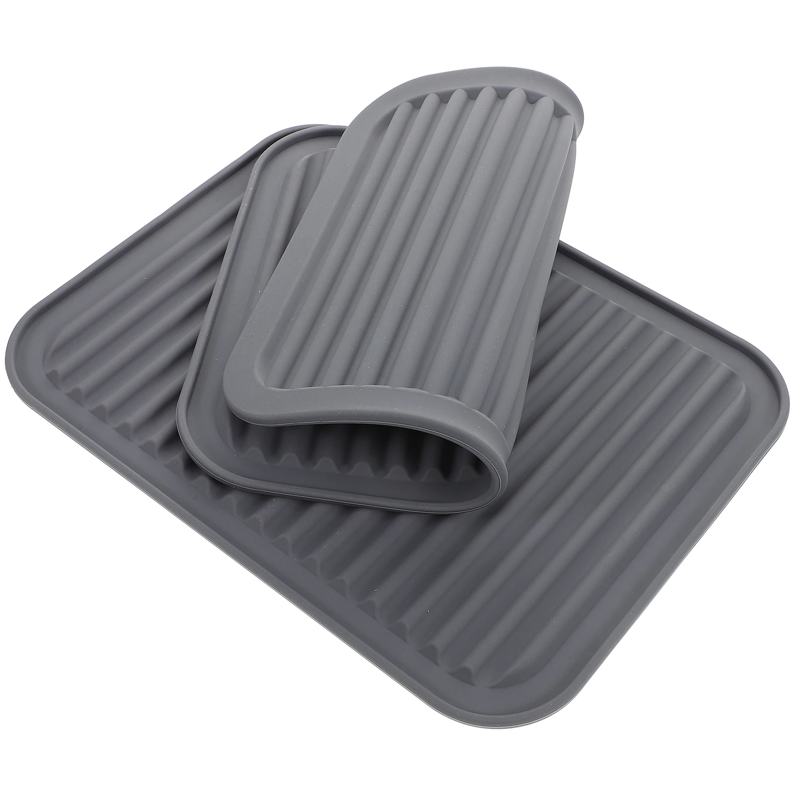 2pcs Silicone Drying Mat For Dishes Multi-Functional Kitchen Countertop Sink Stove Drain Insulation Non-Slip Heat Resistant
2pcs Silicone Drying Mat For Dishes Multi-Functional Kitchen Countertop Sink Stove Drain Insulation Non-Slip Heat Resistant