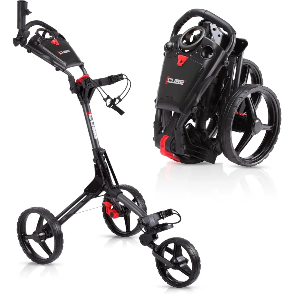 3-колесная тележка для гольфа Push Pull, двухступенчатая, открытая, закрывающая самая маленькая складная легкая тележка
3-колесная тележка для гольфа Push Pull, двухступенчатая, открытая, закрывающая самая маленькая складная легкая тележка