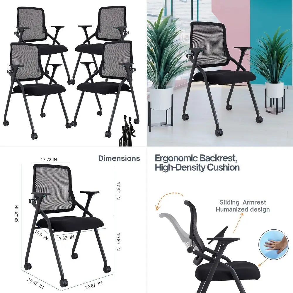 Home Office Desk Chair High Back Office Rubber Chair Casters Ergonomic Computer Chair with Lumbar Support Adjustable Height Rol
Home Office Desk Chair High Back Office Rubber Chair Casters Ergonomic Computer Chair with Lumbar Support Adjustable Height Rol