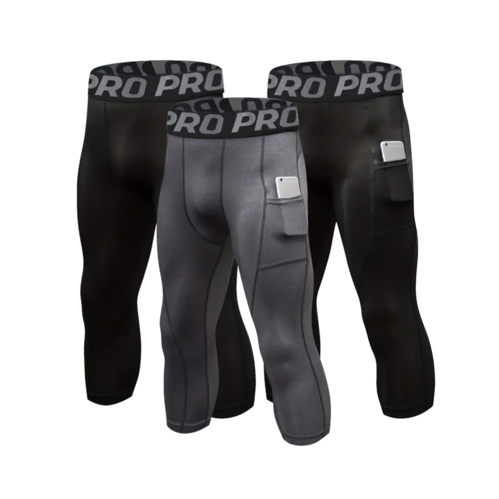 3 Pack Mens Compression Pants 3/4 Length Quick Drying Gym Workout Leggings Running Athletic Sports Training Base Layer Bottoms
3 Pack Mens Compression Pants 3/4 Length Quick Drying Gym Workout Leggings Running Athletic Sports Training Base Layer Bottoms