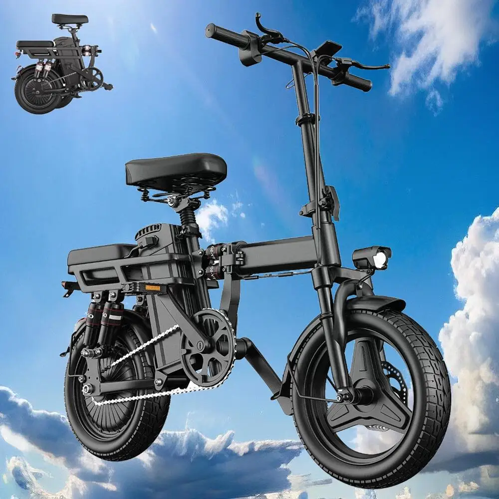 20AH/15AH/10Ah Folding Electric Motorcycles Bike - Outdoor Recreation Cycling - 500W Brushless Motor, 48V, Top Speed 19mph
20AH/15AH/10Ah Folding Electric Motorcycles Bike - Outdoor Recreation Cycling - 500W Brushless Motor, 48V, Top Speed 19mph