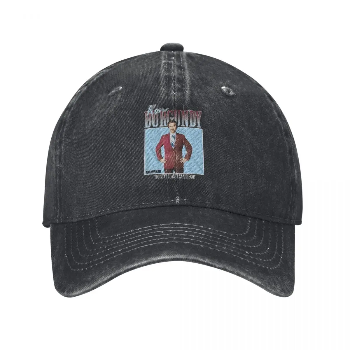 Ron Burgundy Anchorman demin Trucker Hat Breathable Design Men's Cap Baseball Cap For Men
Ron Burgundy Anchorman demin Trucker Hat Breathable Design Men's Cap Baseball Cap For Men