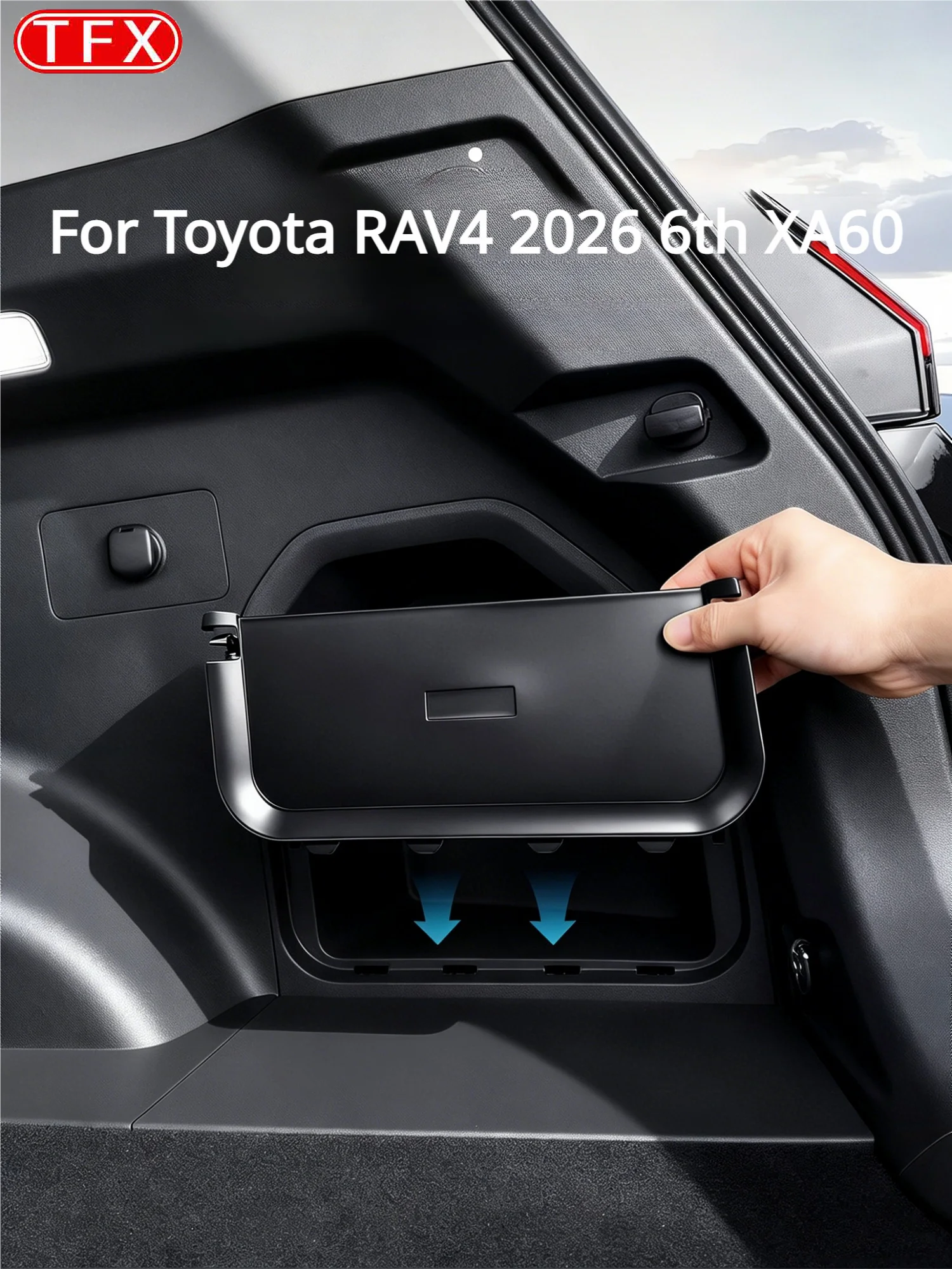 For Toyota RAV4 2026 6th XA60 Car Styling Trunk Divider Rear Cargo Organizer Storage Box Anti-Slip Foldable Durable Accessories
For Toyota RAV4 2026 6th XA60 Car Styling Trunk Divider Rear Cargo Organizer Storage Box Anti-Slip Foldable Durable Accessories
