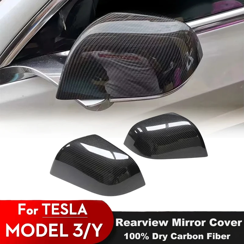 Dry Carbon Fiber Mirror Caps for Tesla Model Y/3 Highland 2017-2023 2024 Sticky Installation Matte/Glossy Style Mirrors Cover
Dry Carbon Fiber Mirror Caps for Tesla Model Y/3 Highland 2017-2023 2024 Sticky Installation Matte/Glossy Style Mirrors Cover