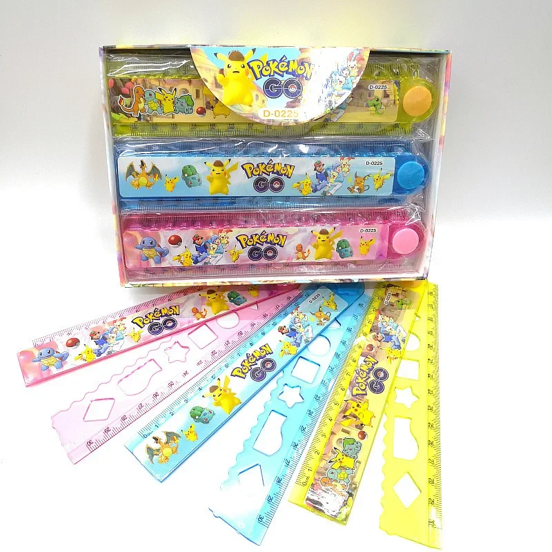 New Pokemon Ruler Cartoon Cute Pikachu Ruler Student Animation Children's Ruler Drawing Measurement Tools School Supplies Office
New Pokemon Ruler Cartoon Cute Pikachu Ruler Student Animation Children's Ruler Drawing Measurement Tools School Supplies Office