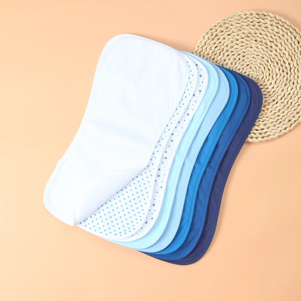 4 Layer Thick Baby Burp Cloths, 8 Pcs Waterproof Newborn Burping Cloths, Soft Gentle Milk Spit up Rags for Boys, Curved design
4 Layer Thick Baby Burp Cloths, 8 Pcs Waterproof Newborn Burping Cloths, Soft Gentle Milk Spit up Rags for Boys, Curved design