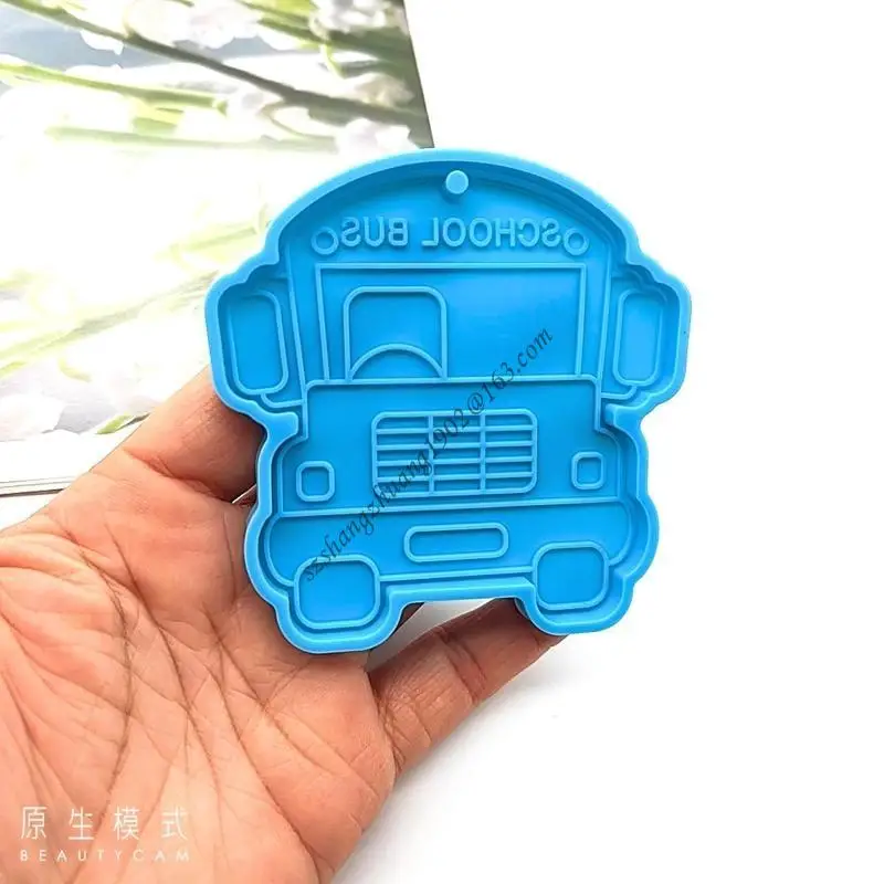 Q6RB School Bus Car Keychain Epoxy Decorative Mold with Hole Keyring Pendant Mold
Q6RB School Bus Car Keychain Epoxy Decorative Mold with Hole Keyring Pendant Mold