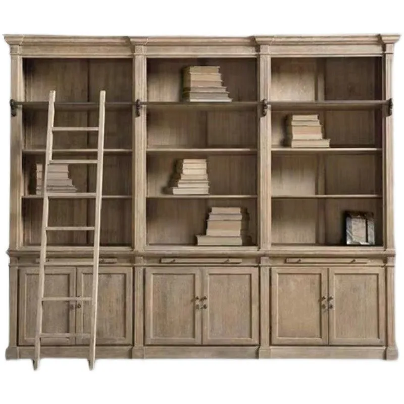 Bookcase Three doors French antique old bookcase Overall display locker
Bookcase Three doors French antique old bookcase Overall display locker