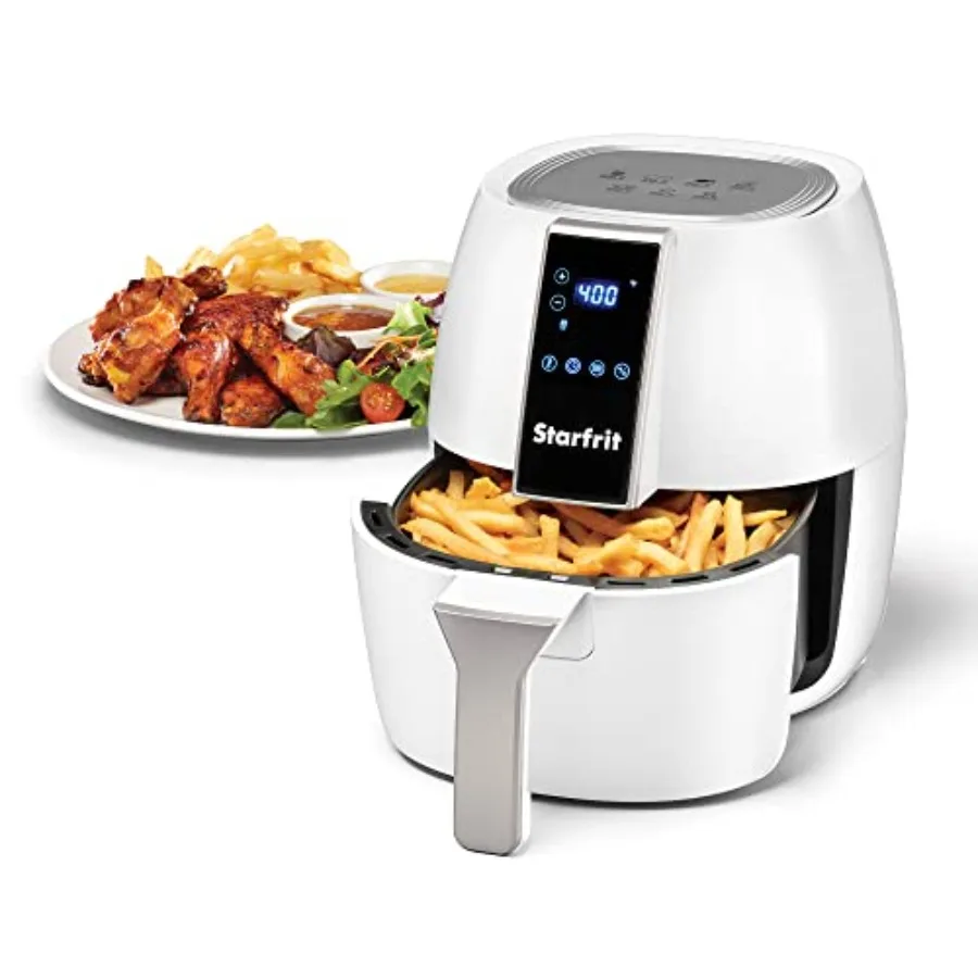 Electric Digital Air Fryer - 3.5L Capacity - LED Touch Screen - 7 Preset Functions - 1400W
Electric Digital Air Fryer - 3.5L Capacity - LED Touch Screen - 7 Preset Functions - 1400W