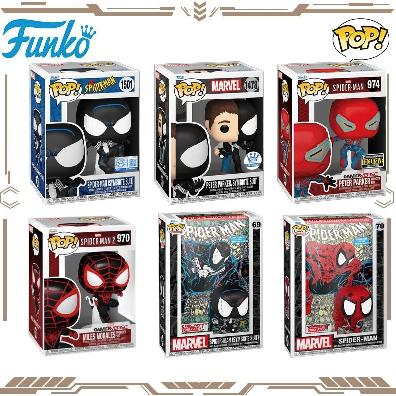 FUNKO POP Original Marvel Peter Parker/Symbote Suit 1478 Action Figure Toys for Boys Girls Gift Collectible Model Ornaments
FUNKO POP Original Marvel Peter Parker/Symbote Suit 1478 Action Figure Toys for Boys Girls Gift Collectible Model Ornaments