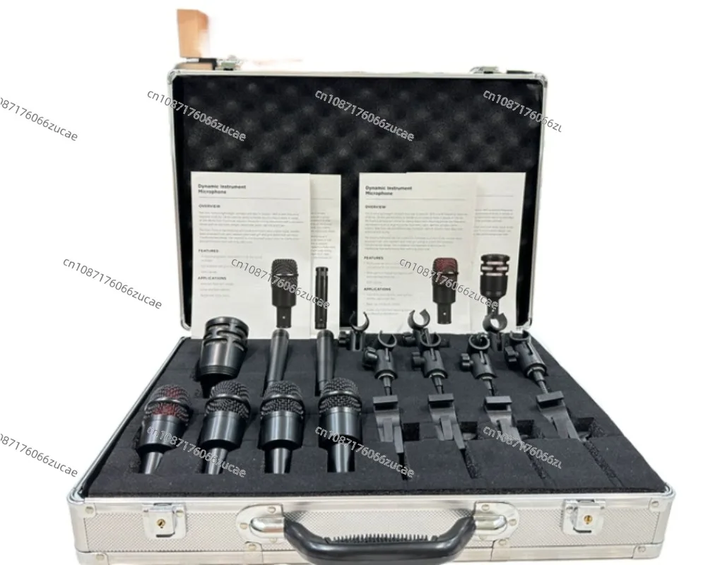 DP72 Professional Drum Microphone Kit Musical Instrument 7 Pcs Mic for Drum Set Professional
DP72 Professional Drum Microphone Kit Musical Instrument 7 Pcs Mic for Drum Set Professional