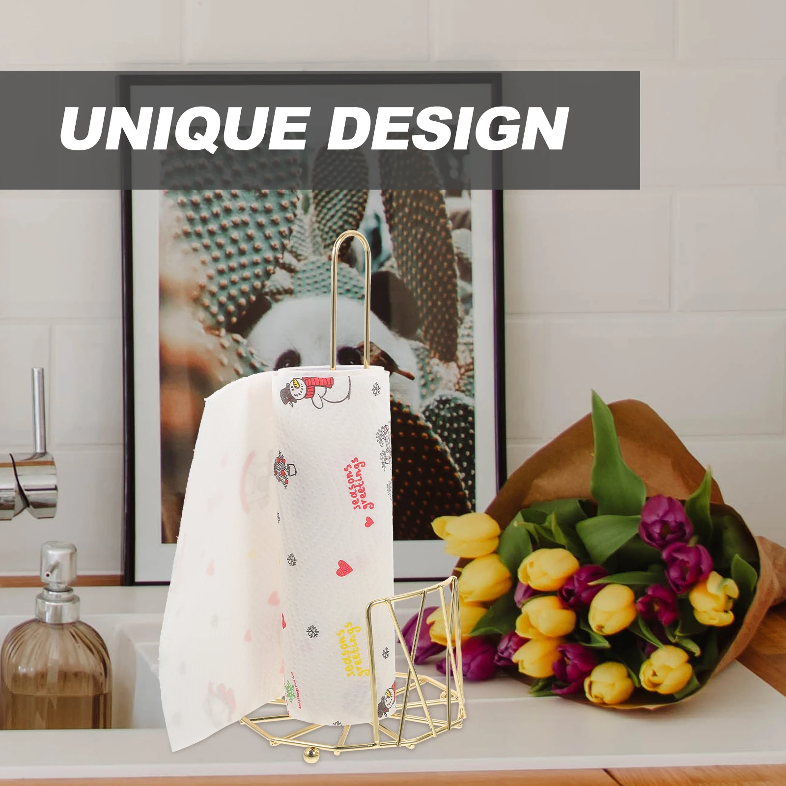Iron Paper Towel Holder Rack Tissue St Countertop Kitchen Shelf Hollow Design Easy to Most Tissue
Iron Paper Towel Holder Rack Tissue St Countertop Kitchen Shelf Hollow Design Easy to Most Tissue