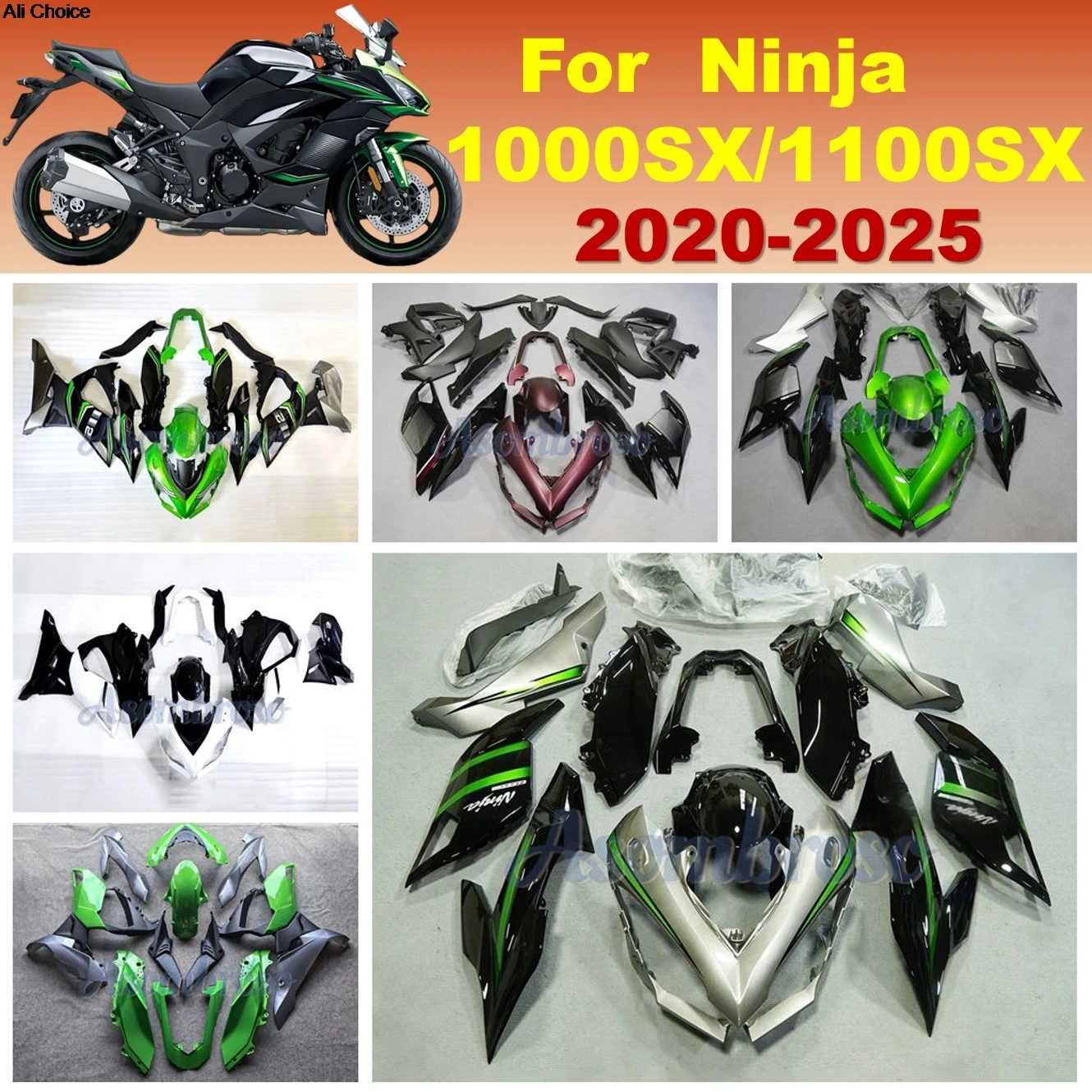 For Kawasaki Ninja 1100SX 1000SX 2020 2021 2022 2023 2024 2025 Z1000SX Custom ABS Fairing Set Motorcycle Body Panels
For Kawasaki Ninja 1100SX 1000SX 2020 2021 2022 2023 2024 2025 Z1000SX Custom ABS Fairing Set Motorcycle Body Panels
