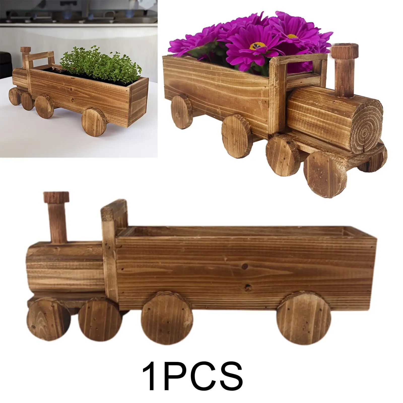 Train Flower Pot Craft Home Decoration Unique Wooden Planter Decorative Plant Pot for Home Garden Living Room Kitchen Office
Train Flower Pot Craft Home Decoration Unique Wooden Planter Decorative Plant Pot for Home Garden Living Room Kitchen Office