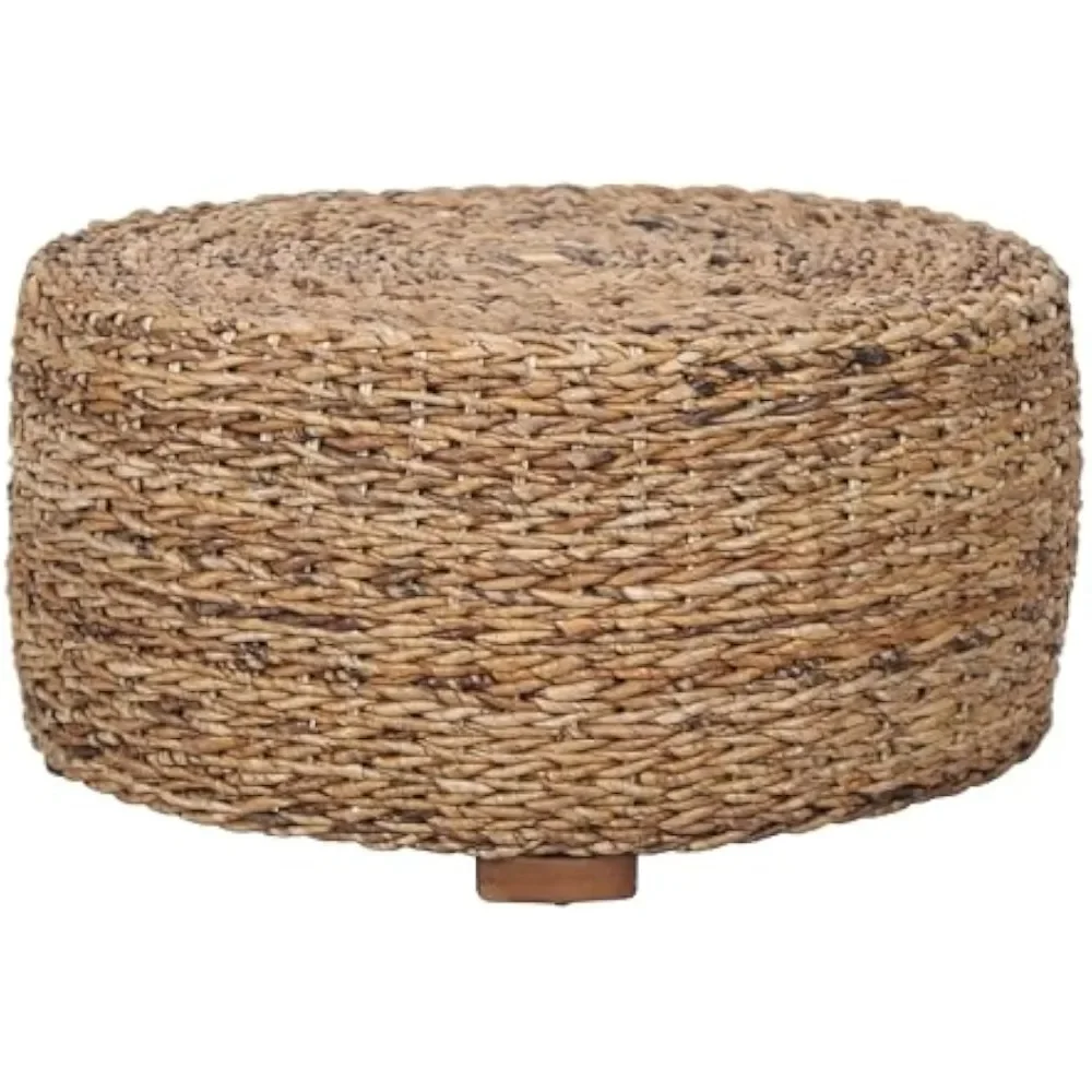 Abella Round Woven Rattan Coffee Table, Coastal Boho Coffee Table with Natural Finish, 28.5" W, Handcrafted
Abella Round Woven Rattan Coffee Table, Coastal Boho Coffee Table with Natural Finish, 28.5" W, Handcrafted