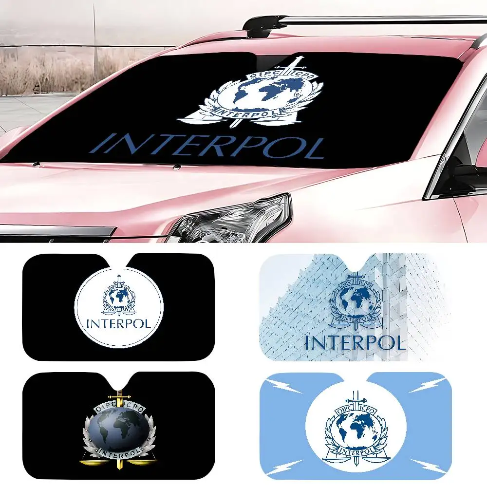 Солнцезащитный козырек с логотипом Interpol, складное переднее лобовое стекло автомобиля 70x130 см, крышка лобового стекла автомобиля, теплоотражатель
Солнцезащитный козырек с логотипом Interpol, складное переднее лобовое стекло автомобиля 70x130 см, крышка лобового стекла автомобиля, теплоотражатель