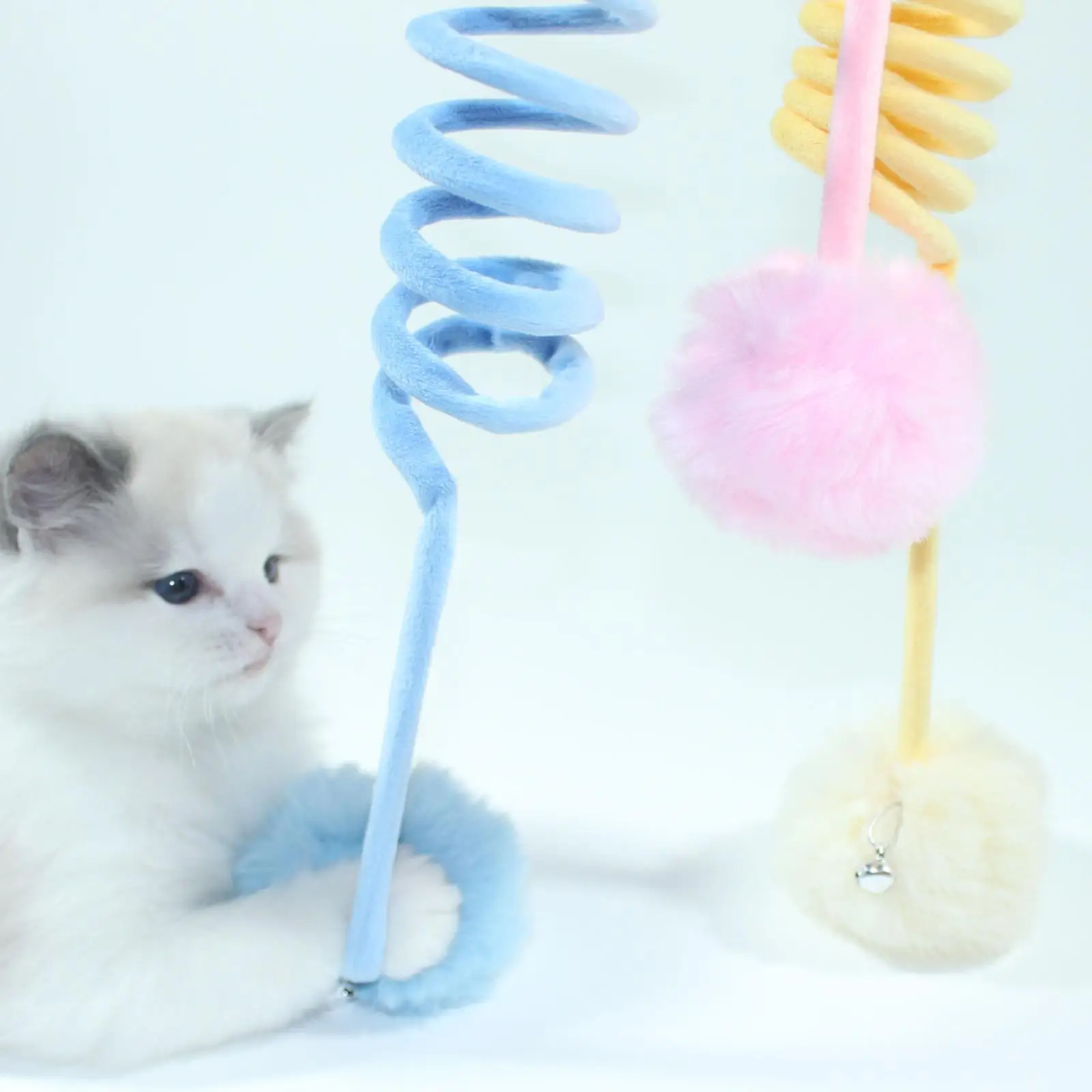 Interactive Plush Cat Toys Spring Hanging Ball Pet Supplies for Indoor Kitten Activity Catching and Play
Interactive Plush Cat Toys Spring Hanging Ball Pet Supplies for Indoor Kitten Activity Catching and Play