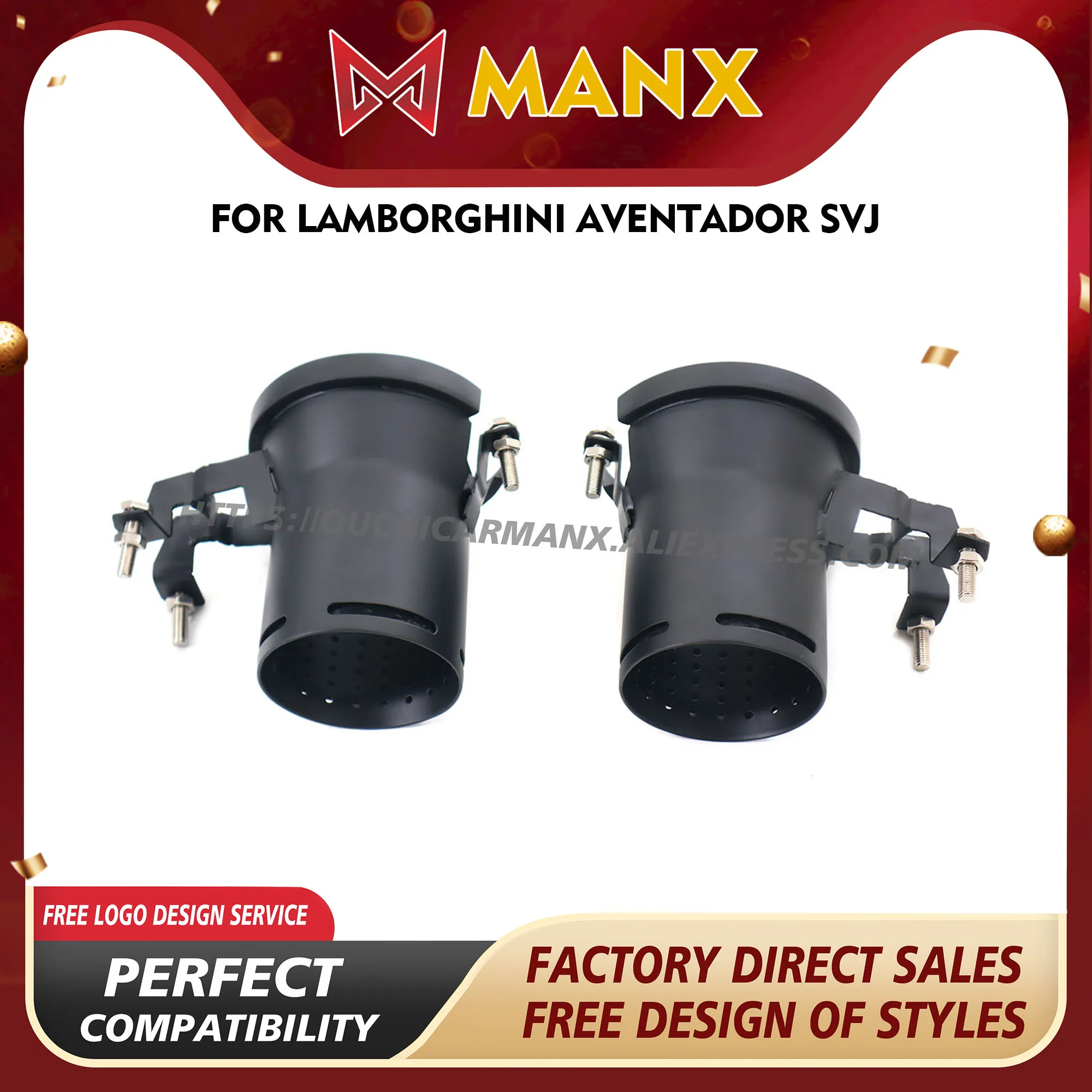 MANX SS304 for Lamborghini Aventador SVJ Exhaust system Tips Today's Specials Continuous surprises
MANX SS304 for Lamborghini Aventador SVJ Exhaust system Tips Today's Specials Continuous surprises