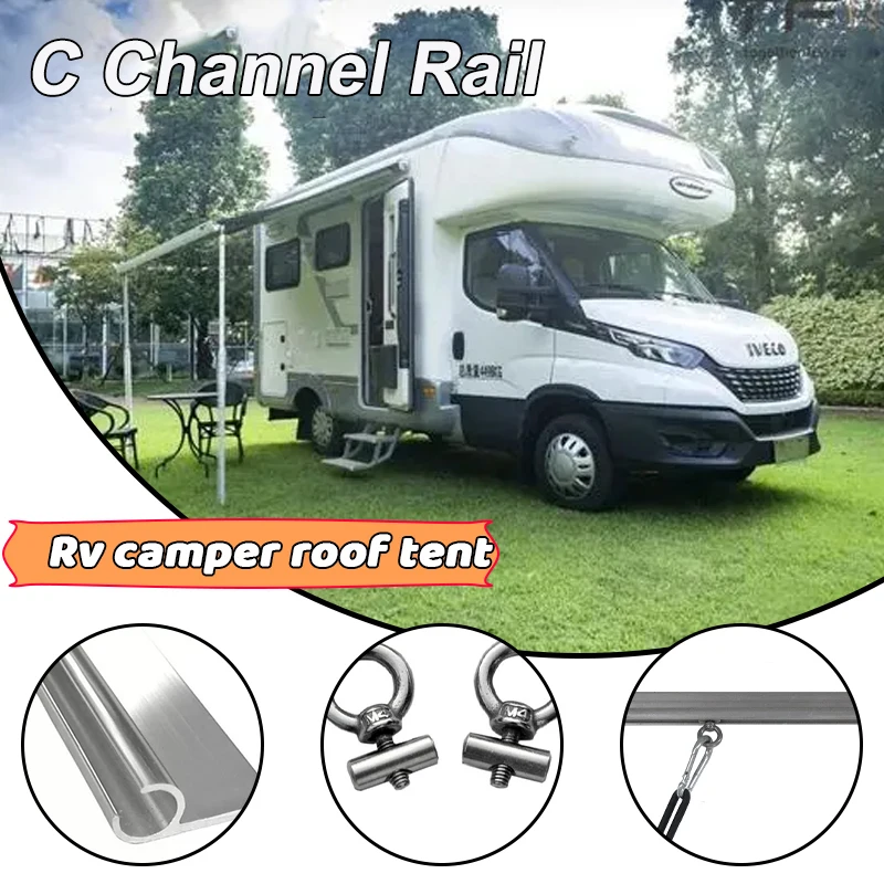 Campervan Motorhome Caravan Awning Rail C Channel 8 X 0.5m Strip 400 Cm With D/S Tape & AWNING RAIL STOPPERS
Campervan Motorhome Caravan Awning Rail C Channel 8 X 0.5m Strip 400 Cm With D/S Tape & AWNING RAIL STOPPERS