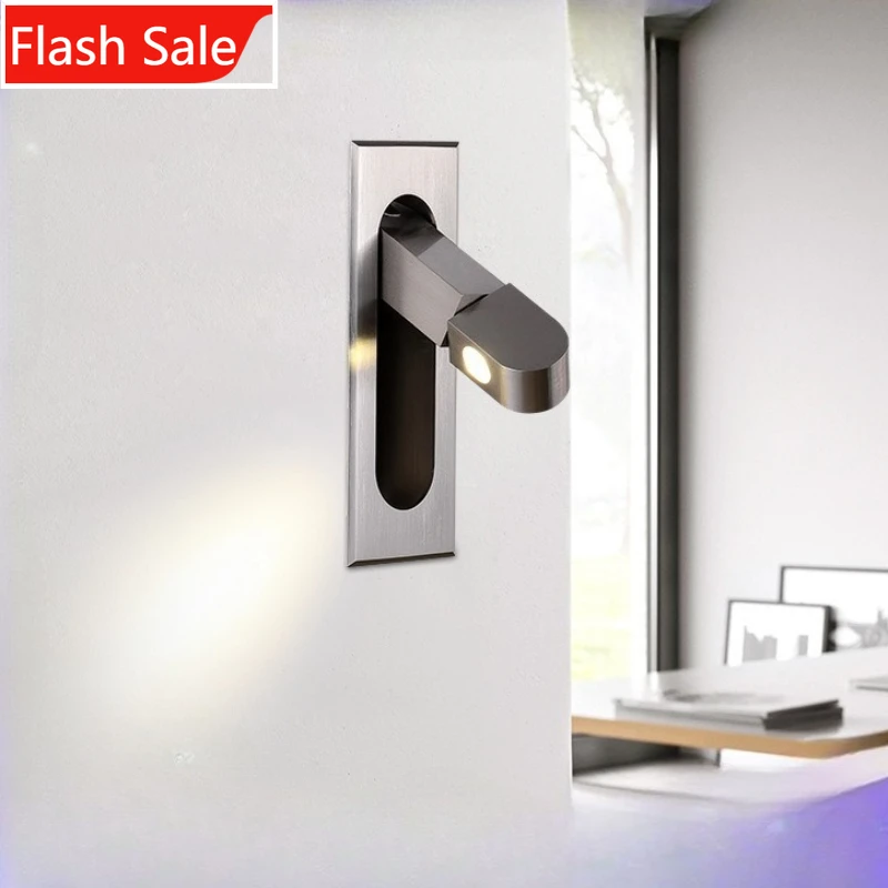 Настенный светодиодный светильник ShinyYing из алюминия с поворотным механизмом - Современный прикроватный светильник с независимым выключателем для отелей и спален
Настенный светодиодный светильник ShinyYing из алюминия с поворотным механизмом - Современный прикроватный светильник с независимым выключателем для отелей и спален