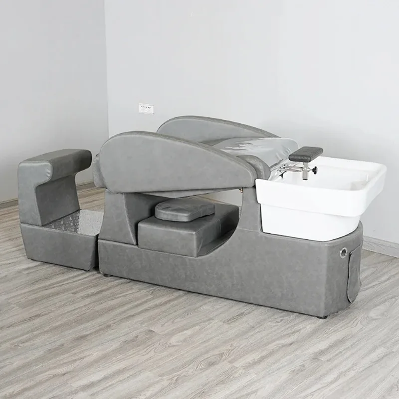 Ergonomic Lounge Hair Shampoo Bed Comfortable Trendy Modern Fashion Shampoo Bed Portable Unique Cadeira De Barbearia Furniture
Ergonomic Lounge Hair Shampoo Bed Comfortable Trendy Modern Fashion Shampoo Bed Portable Unique Cadeira De Barbearia Furniture