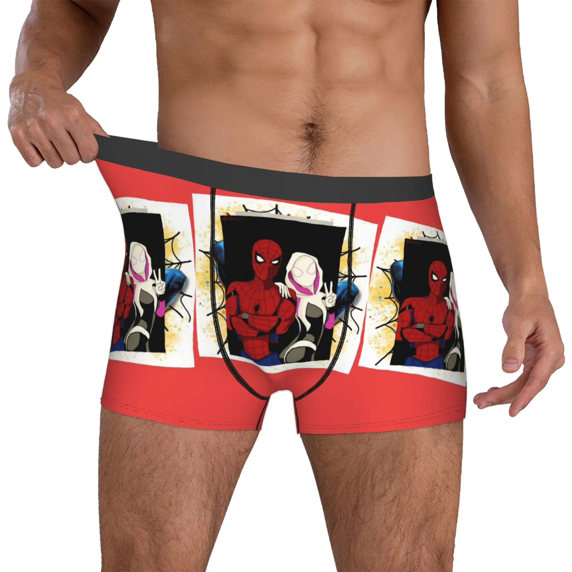 Customized Funny G-Gwen Stacy S-Spiderman Boxers Shorts Panties Male Underpants Comfortable Superhero Briefs Underwear
Customized Funny G-Gwen Stacy S-Spiderman Boxers Shorts Panties Male Underpants Comfortable Superhero Briefs Underwear