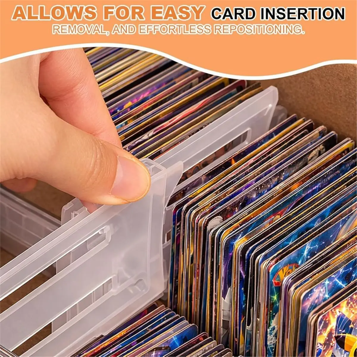 Utility Design 24 Pack Adjustable Card Dividers for Storage Boxes, Trading Card Box Dividers , Card Storage Dividers, Trading Ca
Utility Design 24 Pack Adjustable Card Dividers for Storage Boxes, Trading Card Box Dividers , Card Storage Dividers, Trading Ca
