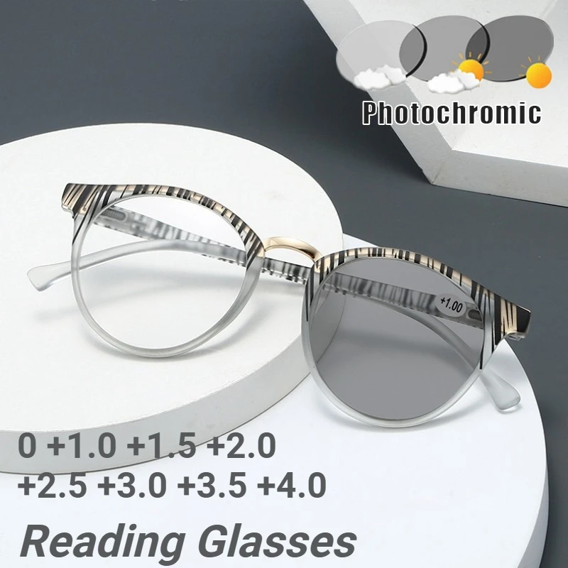 High Definition Photochromic Anti Blue Light Reading Glasses Ultra-Lightweight Presbyopia Eyewear Unisex Diopters 0 To +4.0
High Definition Photochromic Anti Blue Light Reading Glasses Ultra-Lightweight Presbyopia Eyewear Unisex Diopters 0 To +4.0