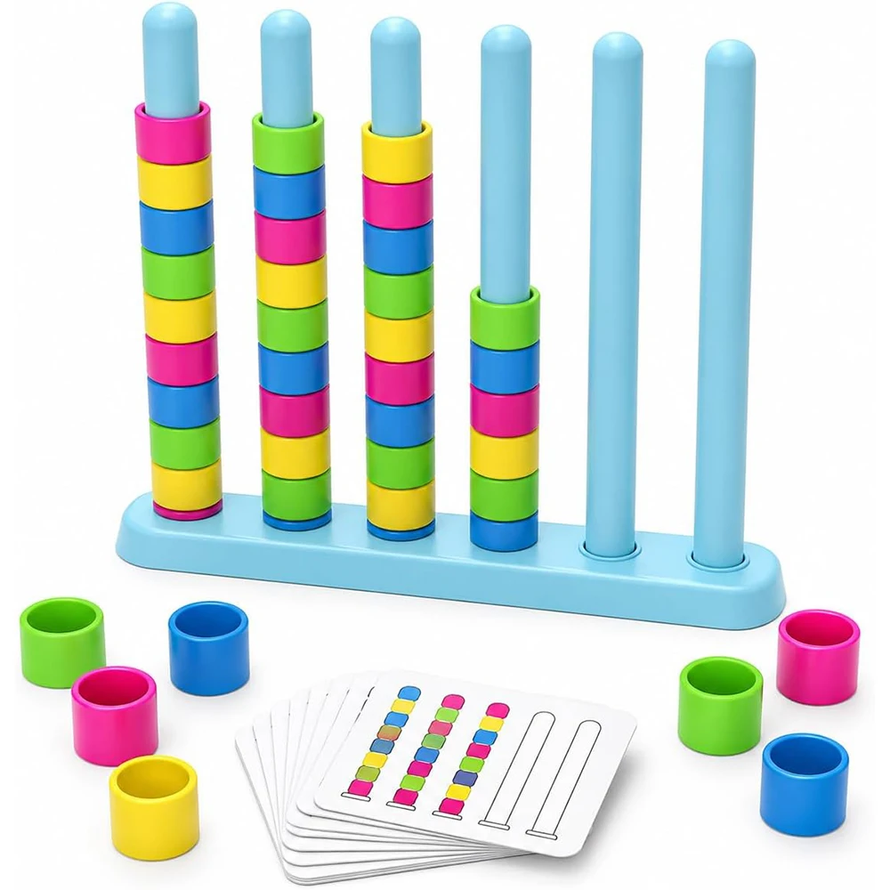 Color Stacking Puzzle Fun Matching Party Entertainment Children's Interactive Challenge Toy Puzzle Battle Game
Color Stacking Puzzle Fun Matching Party Entertainment Children's Interactive Challenge Toy Puzzle Battle Game
