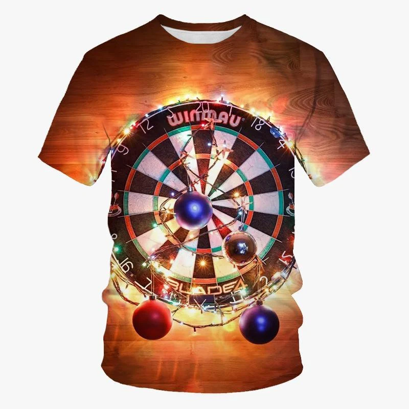 New In 3d Printed Dart Board T-shirt For Men Casual Round Neck Short Sleeves Summer Cool Street Loose Tee Shirts Tops Clothes
New In 3d Printed Dart Board T-shirt For Men Casual Round Neck Short Sleeves Summer Cool Street Loose Tee Shirts Tops Clothes