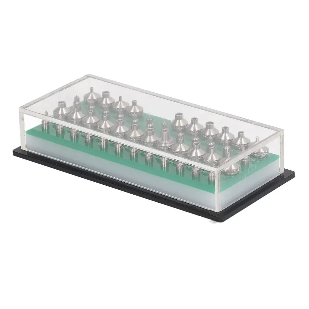 48Pcs Dies Watch Repair Tool 4Mm&4Mm With Micrometric Screw Aluminum Alloy Watch Case Closer Green Color Watch Press Set
48Pcs Dies Watch Repair Tool 4Mm&4Mm With Micrometric Screw Aluminum Alloy Watch Case Closer Green Color Watch Press Set
