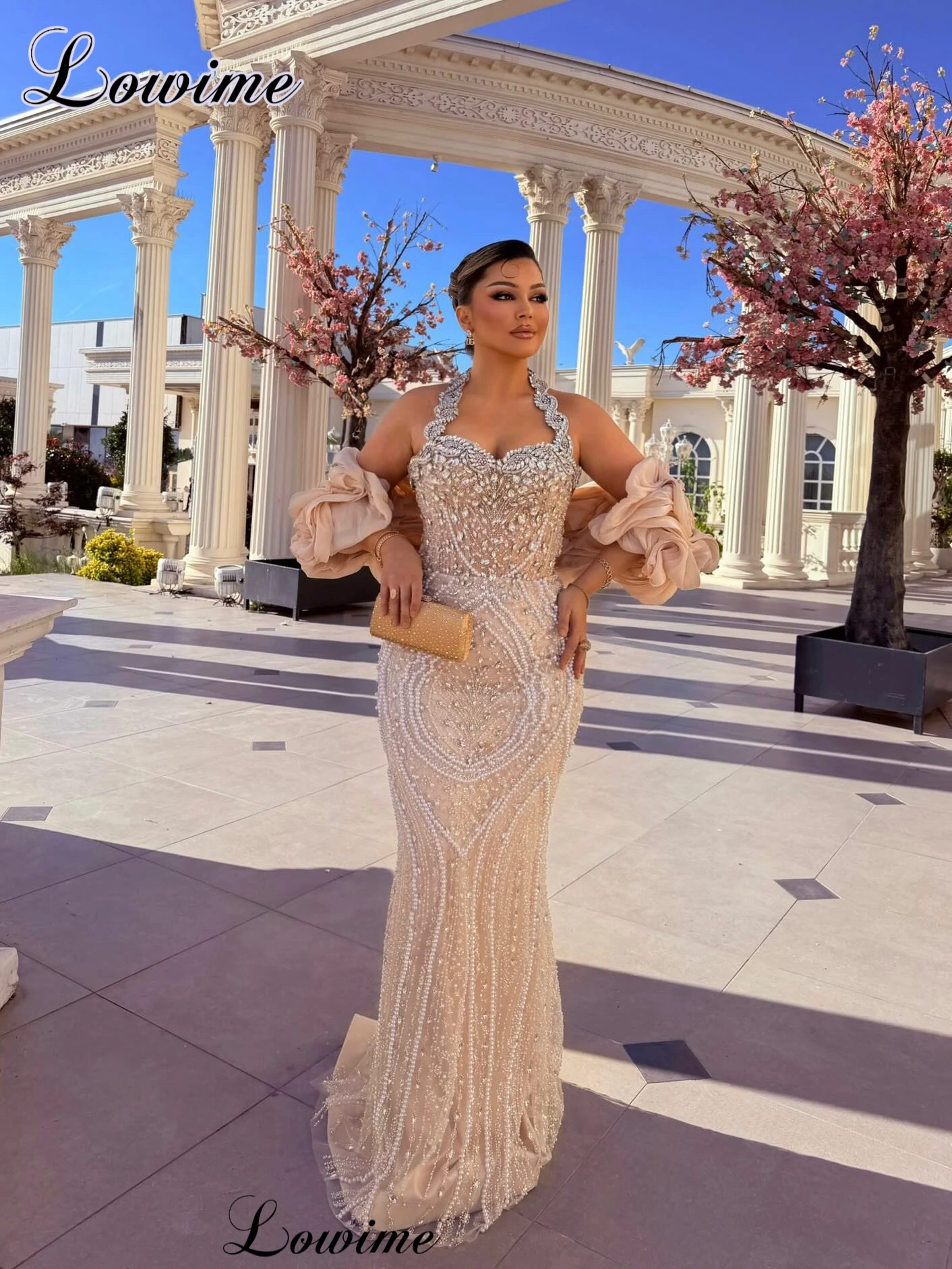2026 Elegant Champagne Prom Dresses Mermaid Crystals Wedding Party Dresses Evening Dresses Vestidos De Cóctel Customized
2026 Elegant Champagne Prom Dresses Mermaid Crystals Wedding Party Dresses Evening Dresses Vestidos De Cóctel Customized