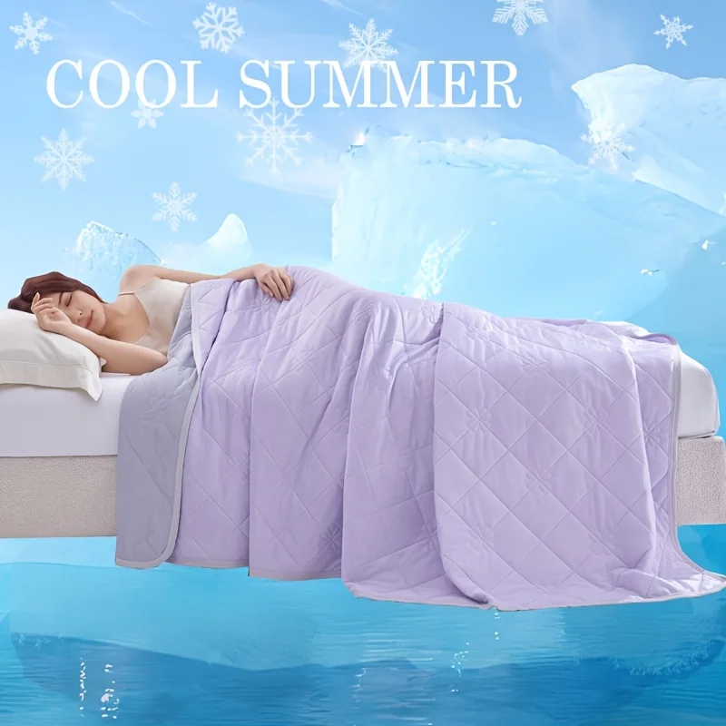 Cooling Blanket for Bed Soft Breathable King Size Summer Quilt Queen Air Condition Comforter Lightweight Cool Quilted Throw
Cooling Blanket for Bed Soft Breathable King Size Summer Quilt Queen Air Condition Comforter Lightweight Cool Quilted Throw