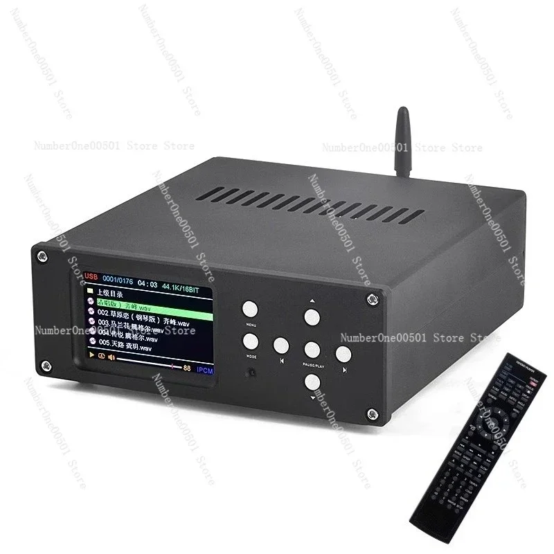 Аудиоплеер DSD Master без потерь Bluetooth 5 3, цифровой транспорт с ЦАП ES9038, совместимый с USB-накопителем
Аудиоплеер DSD Master без потерь Bluetooth 5 3, цифровой транспорт с ЦАП ES9038, совместимый с USB-накопителем