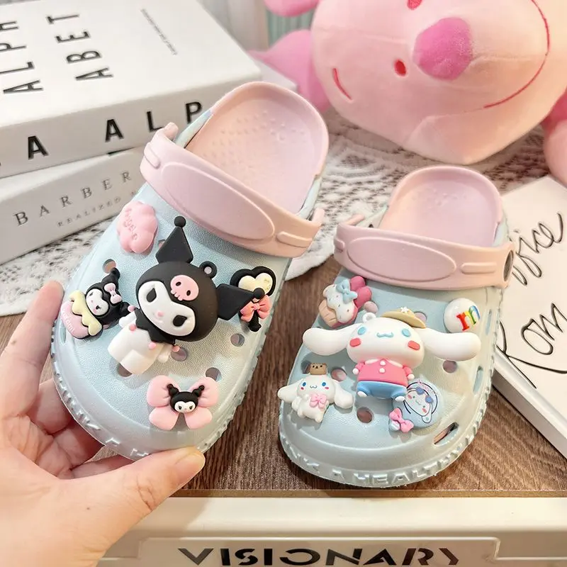 Kuromi Eva Slippers My Melody Cinnamoroll Cartoon Cute Non-Slip Sole Sandals Women Outdoor Casual Slippers Girl Birthday Gift
Kuromi Eva Slippers My Melody Cinnamoroll Cartoon Cute Non-Slip Sole Sandals Women Outdoor Casual Slippers Girl Birthday Gift