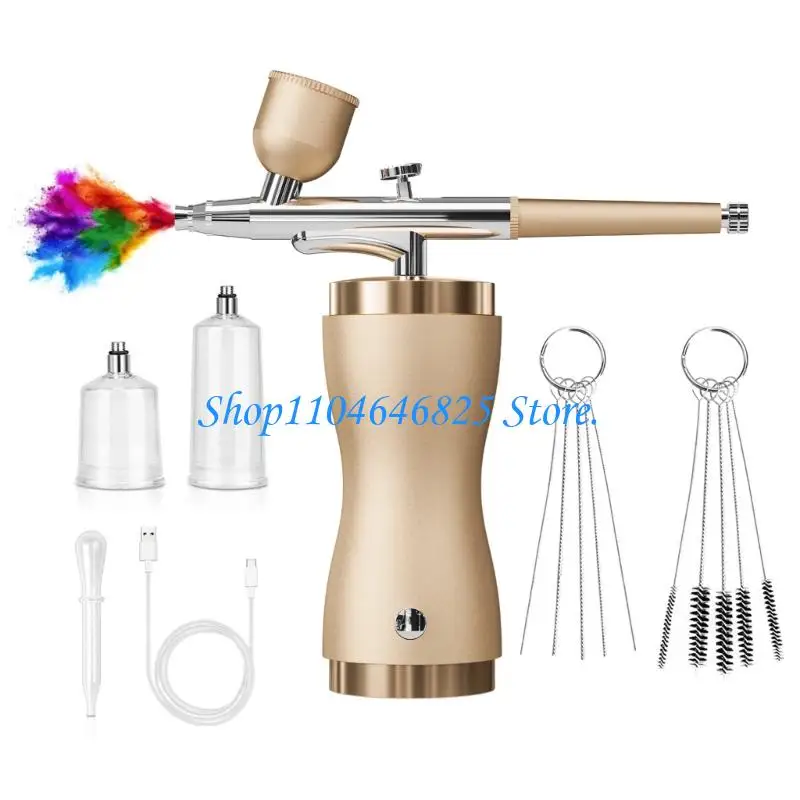 Electric Airbrushing Guns For Professional Art Projects Adjustable Sprayer Control Painting Tool For Models and Crafts