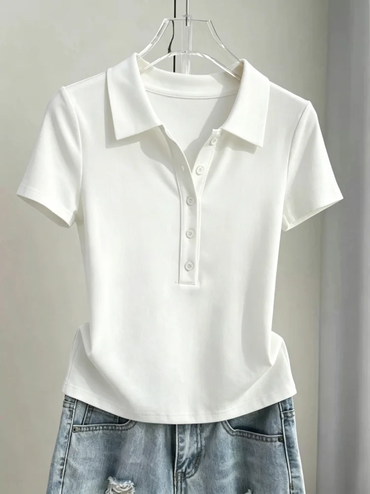 Slim Fit Neck Short Sleeve T-Shirt 95 Cotton Early Spring Summer Big Size plus Size Women's Shirt Stylish Casual Top
Slim Fit Neck Short Sleeve T-Shirt 95 Cotton Early Spring Summer Big Size plus Size Women's Shirt Stylish Casual Top