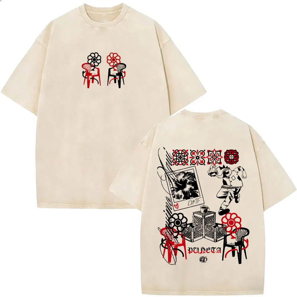 Washed Vintage Rapper Bad Bunny T-shirt Debi Tirar Mas Fotos DTMF World Tour 2026 T-shirts Men Fashion Hip Hop Oversized T Shirt
Washed Vintage Rapper Bad Bunny T-shirt Debi Tirar Mas Fotos DTMF World Tour 2026 T-shirts Men Fashion Hip Hop Oversized T Shirt