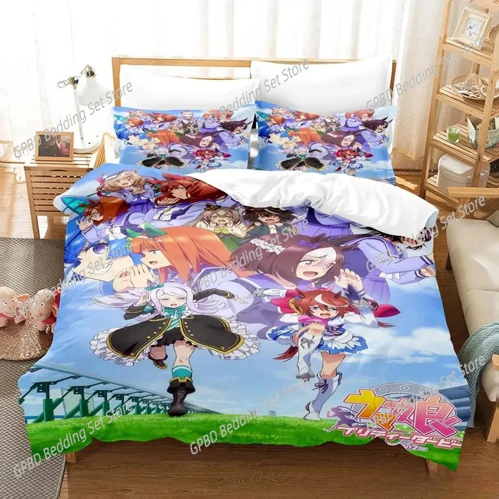kawaii Pretty Derby Bedding Set Single Twin Full Queen King Size Bed Set Adult Kid Bedroom Duvet cover Sets 3D Print Anime Bed
kawaii Pretty Derby Bedding Set Single Twin Full Queen King Size Bed Set Adult Kid Bedroom Duvet cover Sets 3D Print Anime Bed