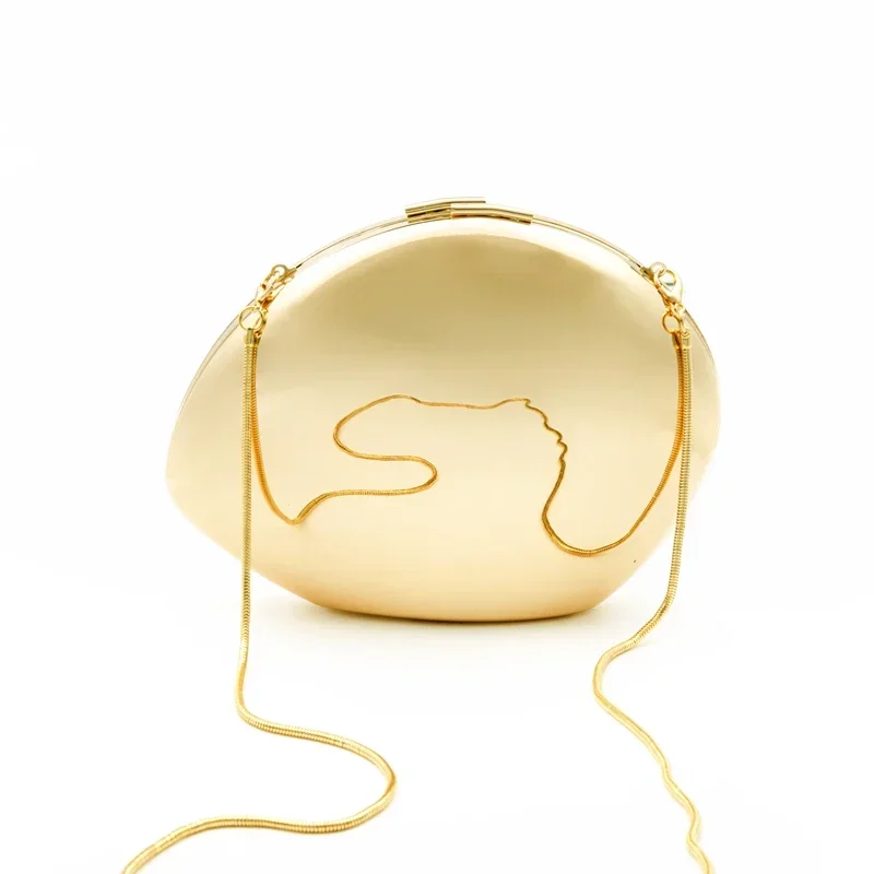 Women metal silver gold shell bag cute Evening Clutch Bag with strap For Wedding Party small Purses Designer Handbags
Women metal silver gold shell bag cute Evening Clutch Bag with strap For Wedding Party small Purses Designer Handbags