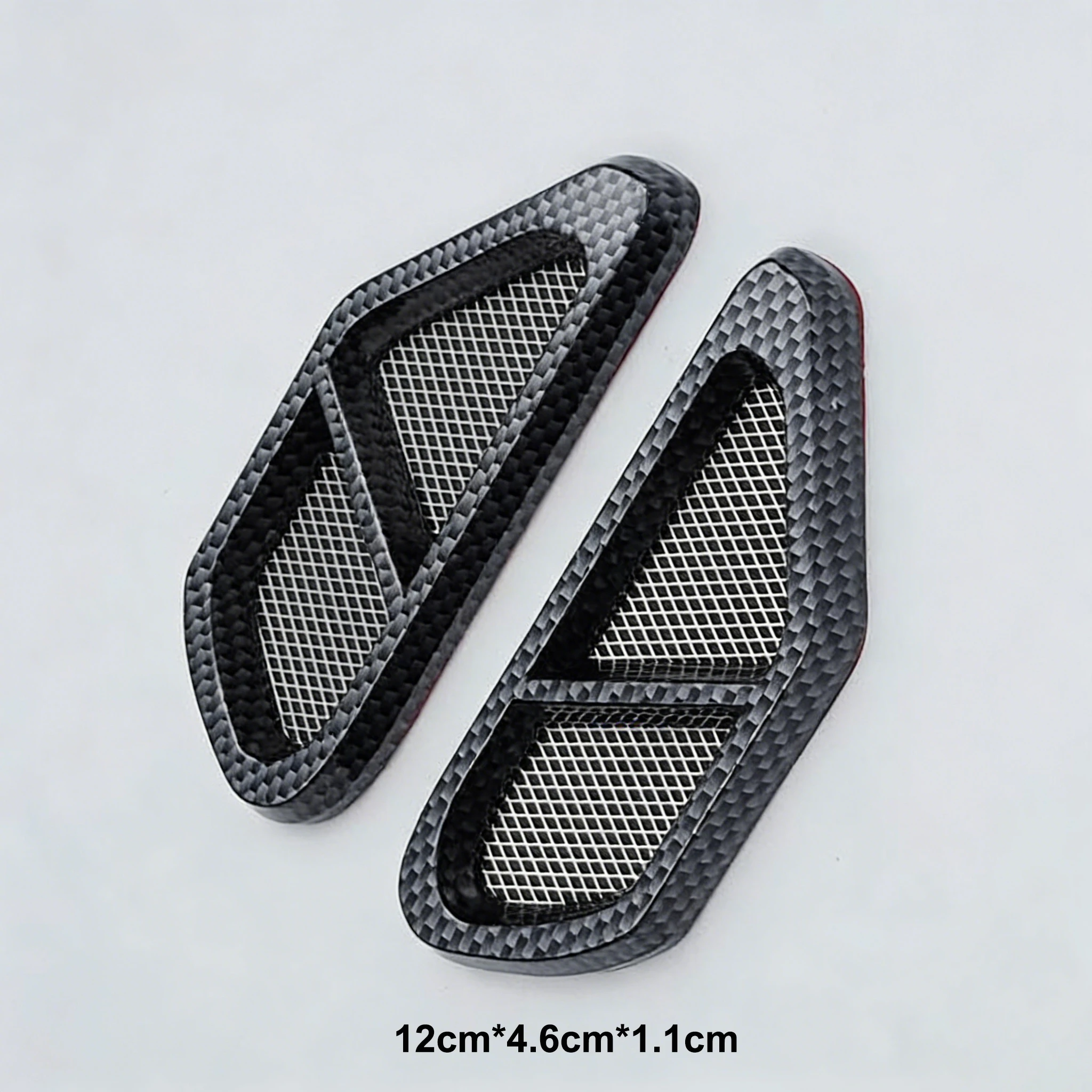Carbon fiber pattern car universal modification simulation air outlet side wind net shark gill body leaf panel sticker
Carbon fiber pattern car universal modification simulation air outlet side wind net shark gill body leaf panel sticker