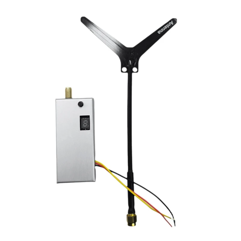 A56G-1.2G 1.3G 3W VTX With Y-Type Antenna 8CH FPV Audio Video Transmitter For RC FPV Long Range Drone Airplane
A56G-1.2G 1.3G 3W VTX With Y-Type Antenna 8CH FPV Audio Video Transmitter For RC FPV Long Range Drone Airplane