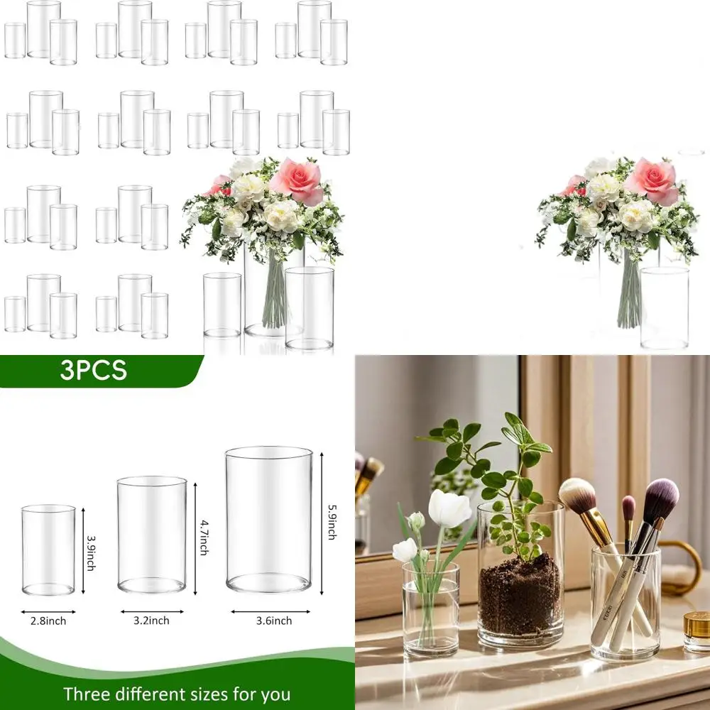 Набор из 36 прозрачных стеклянных ваз-цилиндров, маленькие, для центральных композиций, домашнего декора, высота 4,4,7, 6 дюймов, идеально подходят для свадеб и праздников
Набор из 36 прозрачных стеклянных ваз-цилиндров, маленькие, для центральных композиций, домашнего декора, высота 4,4,7, 6 дюймов, идеально подходят для свадеб и праздников